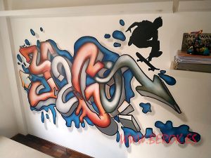 Graffiti Dormitorio Juvenil 300x100000